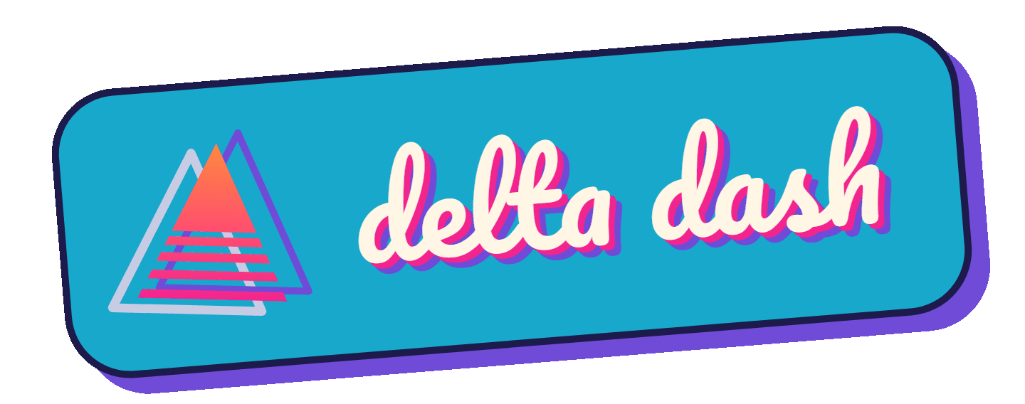 delta dash sticker